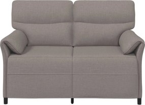 vidaXL Καναπές 100% πολυέστερ μεταλλικό πλαίσιο MDF, Κόντρα πλακέ
