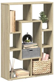 vidaXL Βιβλιοθήκη Sonoma Δρυς 63x20x90 εκ. από Επεξεργασμένο Ξύλο