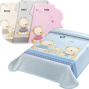 Κουβέρτα Βελουτέ Κούνιας (110x140) Belpla 663 Μπεζ