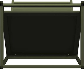 vidaXL Ράφι Καυσόξυλων 70x43x34,5 εκ. Χάλυβας ψυχρής έλασης