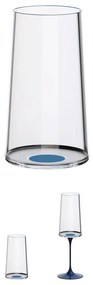 Σετ 2 κρυστάλλινων ποτηριών σαμπάνιας Trebonn SplitGlass 2025132, 320 ml, Ø7.8x12.5 cm, Modular system, Μπλε