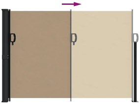 vidaXL Σκίαστρο Πλαϊνό Συρόμενο Taupe 140 x 500 εκ.