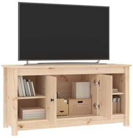 vidaXL Έπιπλο Τηλεόρασης 103 x 36,5 x 52 εκ. από Μασίφ Ξύλο Πεύκου