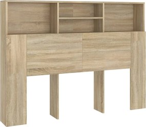 vidaXL Κεφαλάρι Ντουλάπι Sonoma Δρυς 140x19x103,5 εκ.