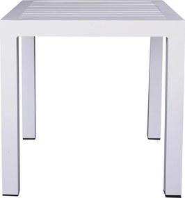 ΤΡΑΠΕΖΙ ΑΛΟΥΜΙΝΙΟΥ QIANA HM5402.01 ΛΕΥΚΟ 45x45x45,5Υ εκ.