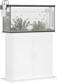 vidaXL Βάση Ενυδρείου Λευκή 81 x 36 x 73 εκ. από Επεξεργασμένο Ξύλο