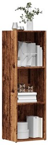 vidaXL Ντουλάπι βιβλίου Παλιό Ξύλο 36x30x114 cm Μηχανικό Ξύλο