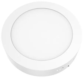 ΛΕΥΚΟ ΣΤΡΟΓΓΥΛΟ LED ΠΑΝΕΛ ΟΡΟΦΗΣ 12W 6500K 1100Lm Φ160mm 230V Ra80 ACA VEKO1265RW