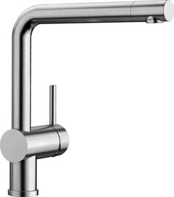 Blanco Linus Stainless Steel Μπαταρία Κουζίνας με Περιστρεφόμενο Ρουξούνι