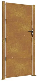 vidaXL Πόρτα Κήπου 100x200 εκ. από Ατσάλι Corten
