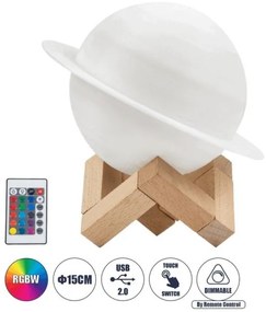 Επιτραπέζιο Φωτιστικό Led Λευκό Cronus 79608 Globostar-79608-Λευκό 79608