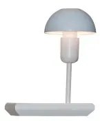 Απλίκα Φωτιστικό Τοίχου LED 3W Reading Light Ράφι 20cm Δεξιά Φωτιστικό Ε27 Rowan Homelighting-77-4165-Λευκό 77-4165