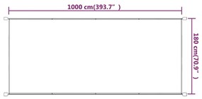 ΤΕΝΤΑ ΚΑΘΕΤΗ ΤΕΡΑΚΟΤΑ 180 X 1000 ΕΚ. ΑΠΟ ΎΦΑΣΜΑ OXFORD 148372