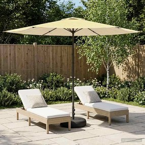 vidaXL Ομπρέλα Κήπου με Βάση 300 x 300 cm Πολυεστέρας Ορθογώνιος