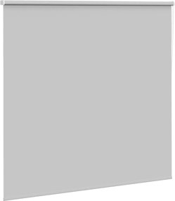 vidaXL Roller Blind Blackout ανοιχτό γκρι 165x130 cm Πλάτος υφάσματος