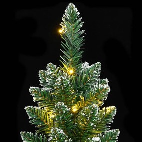 vidaXL Χριστουγεννιάτικο Δέντρο Τεχνητό Slim με 150 LED 150 εκ.