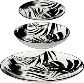 Σετ Πιάτα 18τμχ S-D Palme Black 154822A