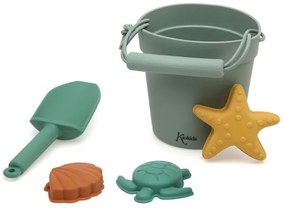 Σετ Κουβαδάκια Παραλίας Kiokids Green 5τμχ.