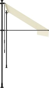 vidaXL Αναδιπλούμενη τέντα 350 x 135 x 300 cm