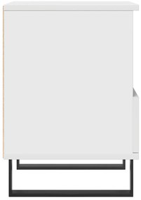 vidaXL Κομοδίνα Λευκά 2 τεμ. 40 x 35 x 50 εκ. από Επεξεργασμένο Ξύλο