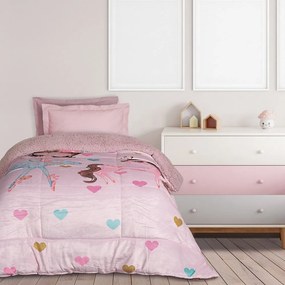 Κουβερτοπάπλωμα Παιδικό 4921 Pink Das Home Single 160x220cm Πολυέστερ