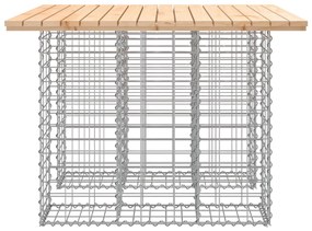 vidaXL Παγκάκι Κήπου Συρματοκιβώτιο 100x102x72 εκ. Μασίφ Ξύλο Πεύκου