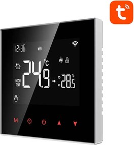 Avatto Έξυπνος Θερμοστάτης Λέβητα ZWT100 3A Zigbee Tuya (Μαύρο)