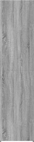 vidaXL Ντουλάπι Γκρι Sonoma 45x42,5x185 εκ. από Επεξεργασμένο Ξύλο