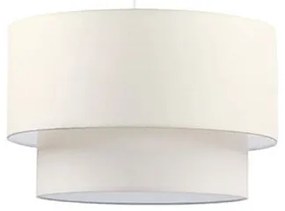 Pakoworld Φωτιστικό Οροφής Μονόφωτο Tachi 1xΕ27 Φ30x20cm Κρεμ 202-000168