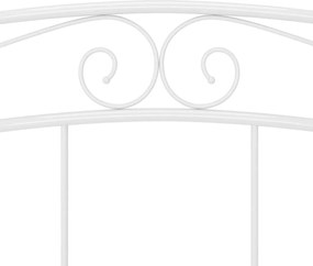 vidaXL Πλαίσιο Κρεβατιού Λευκό 180 x 200 εκ. Μέταλλο