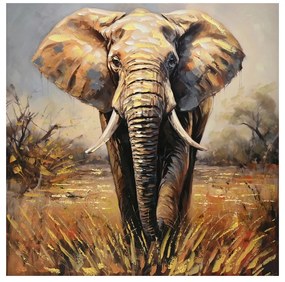 Πίνακας σε καμβά Elepho Inart 100x3x100εκ