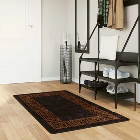 vidaXL Χαλί Runner MARSA Μαύρο 100 x 200 cm Πολυέστερ και PVC
