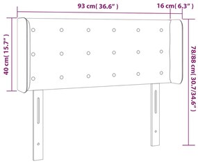 ΚΕΦΑΛΑΡΙ ΚΡΕΒΑΤΙΟΥ LED ΡΟΖ 93X16X78/88 ΕΚ. ΒΕΛΟΥΔΙΝΟ 3123711