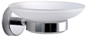 Σαπουνοθήκη Moderno 2301 11x13x5cm Chrome Karag Glass