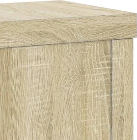 vidaXL Βάσεις Φυτών 2 Τεμ. Sonoma Δρυς 15x15x20 εκ. Επεξεργασμένο Ξύλο