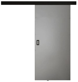 Συρόμενες πόρτες Dover 170, 28 kg, Γραφίτης, Πλαστικοποιημένη μοριοσανίδα, Γκρι, Αλουμίνιο | Epipla1.gr