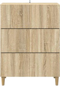 vidaXL Ντουλάπι με Συρτάρια 66 x 34,5 x 90 εκ Επεξεργασμένο Ξύλο