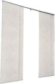 VEVOR Panel Track Blinds Extendable Track 116 to 218 cm W Trimmable Light Gray