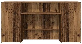 vidaXL Γραφείο υποδοχής Παλιό Ξύλο 200x50x103,5 εκ. Επεξεργασμένο Ξύλο