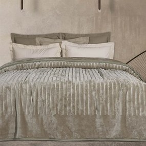 Κουβέρτα Βελουτέ Μονή (160x240) Das Home Velour 1350 Grey