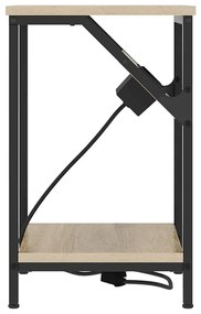 vidaXL Κομοδίνο Sonoma Δρυς 38 x 30 x 48 εκ. Επεξεργασμένο ξύλο