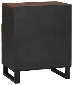 vidaXL Κομοδίνο - 50 x 33 x 60 εκ. - Από Μασίφ Ξύλο