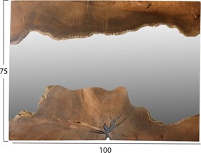 ΚΑΘΡΕΠΤΗΣ HM9364 ΑΠΟ ΜΑΣΙΦ ΞΥΛΟ ΤEAK ΦΥΣΙΚΟ 100X75YΕΚ.