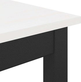 vidaXL Τραπέζι μπαρ Λευκό 150 x 80 x 105 εκ. Στερεά ξυλεία πεύκου