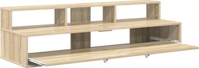 vidaXL Γραφείο Στούντιο Sonoma Δρυς 130 x 42,5 x 36 εκ