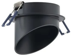 Χωνευτό Σποτ Φωτιστικό Οροφής 1xGU10 Downlight Solta Nowodvorski-10491-Μαύρο 10491