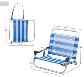 Καρέκλα στην παραλία Aktive 46 x 49 x 44 cm