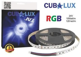 Ταινία LED 18W/m RGB 5M 120LED/M 24V JAZZ 131044 Cubalux 131044