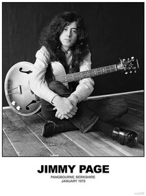 Αφίσα Jimmy Page - January 1970 Berkshire, (59.4 x 84.1 cm)
