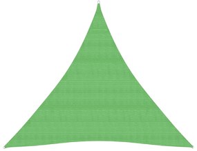 Πανί Σκίασης Ανοιχτό Πράσινο 4,5x4,5x4,5 μ. από HDPE 160 γρ./μ²